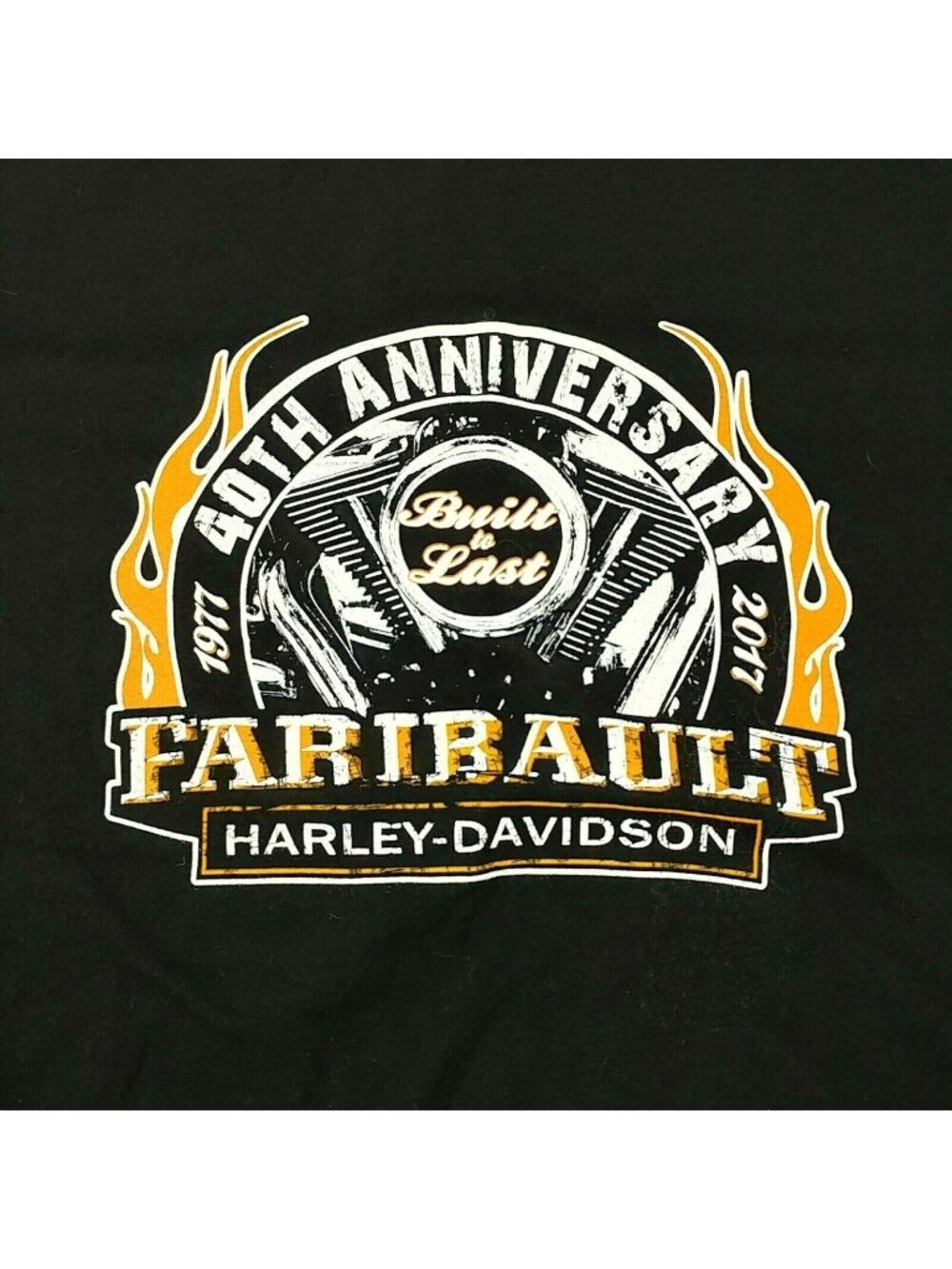 Harley Davidson Faribault Minnesota HD T-Shirt  Small Black 2017 NWOT